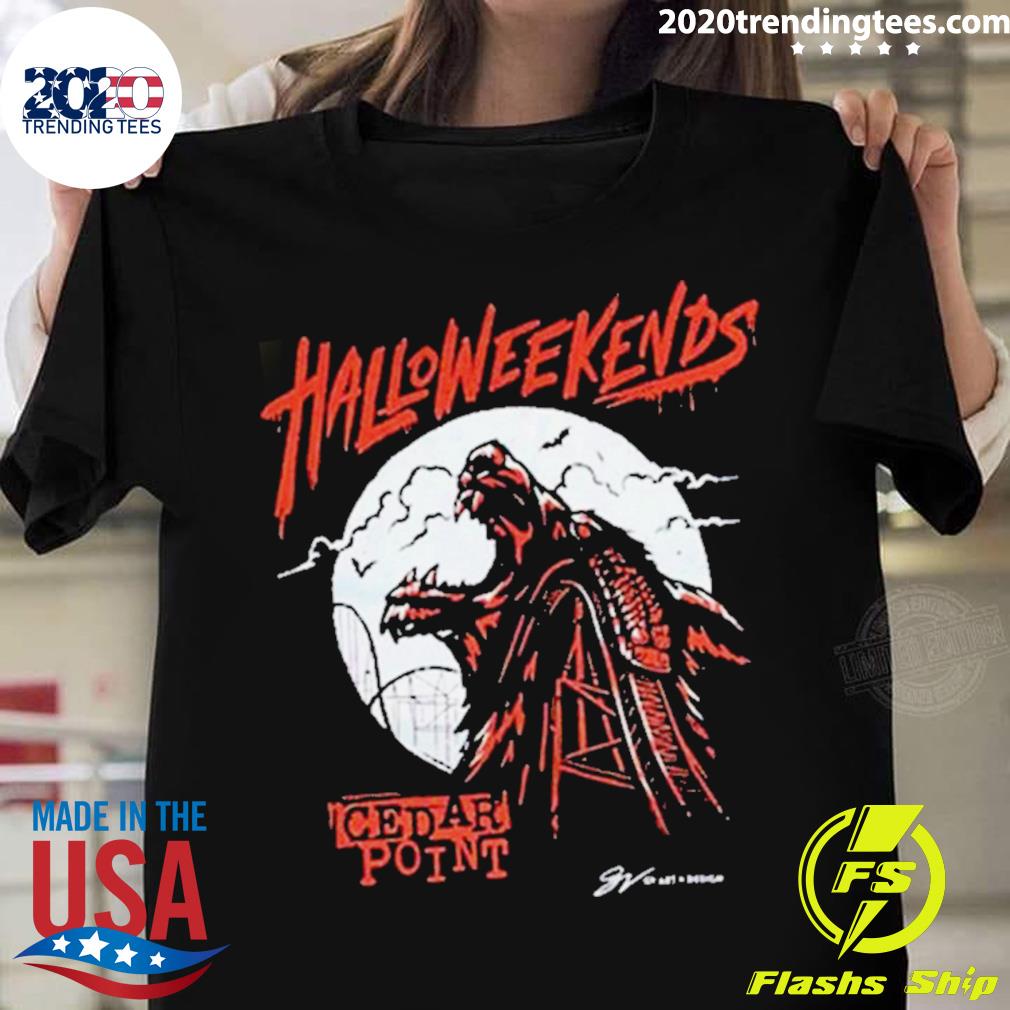 Official cedar Point Halloweekends Werewolf - Adult & Kids T-Shirts, Sweatshirts & Hoodies apparel design preview 1