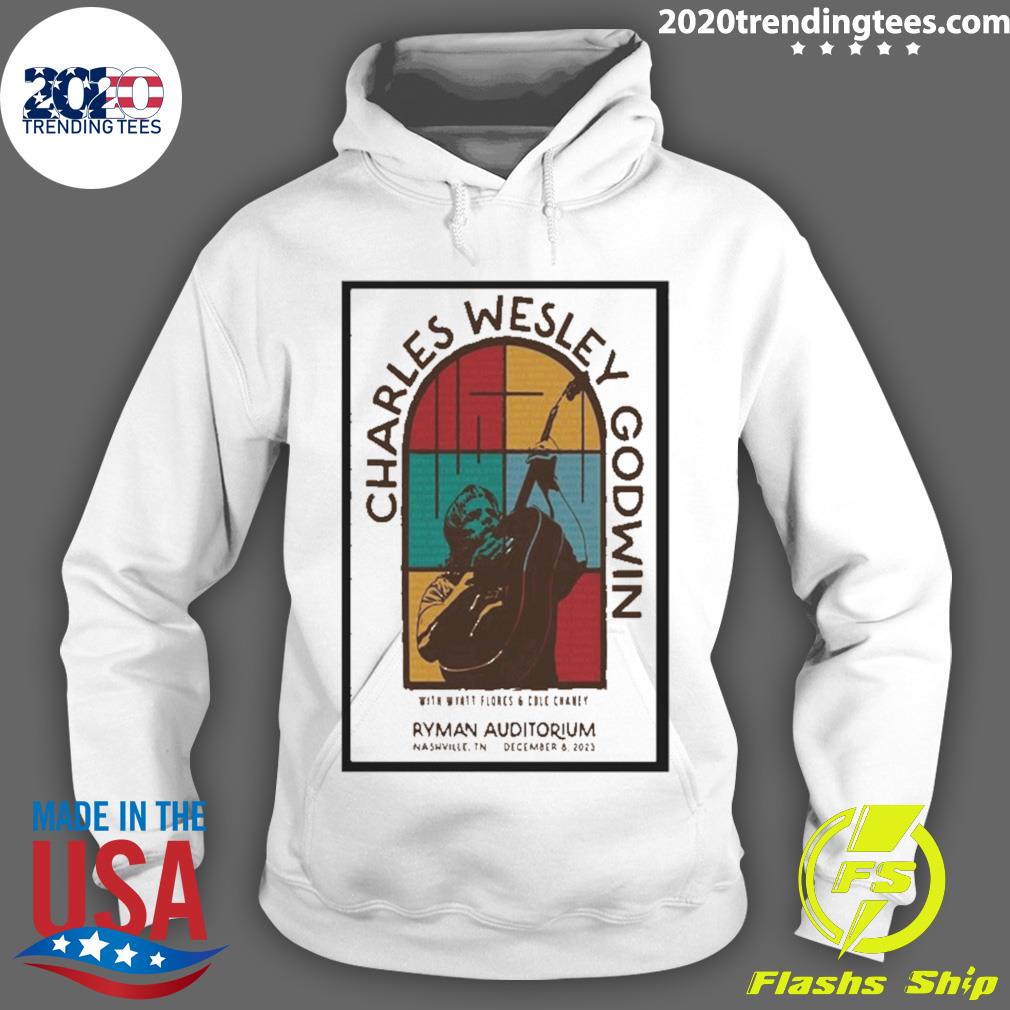 Official charles Wesley Godwin Poster December 8 2023 - Adult & Kids T-Shirts, Sweatshirts & Hoodies apparel design preview 2