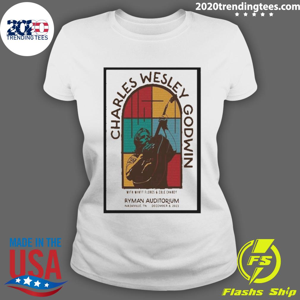 Official charles Wesley Godwin Poster December 8 2023 - Adult & Kids T-Shirts, Sweatshirts & Hoodies apparel design preview 3