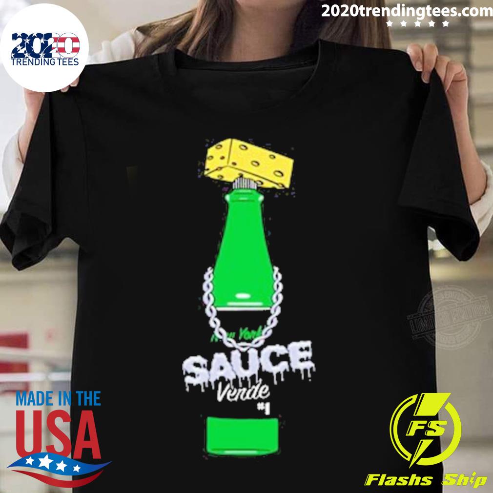 Official cheesehead Sauce New York Jets - Adult & Kids T-Shirts, Sweatshirts & Hoodies apparel design preview 1