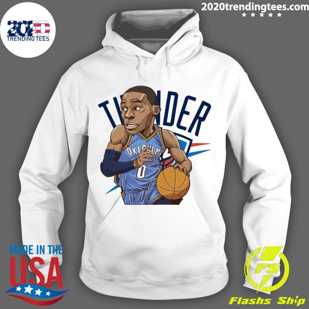 Official chibi Russell Westbrook 0 - Adult & Kids T-Shirts, Sweatshirts & Hoodies apparel design preview 2
