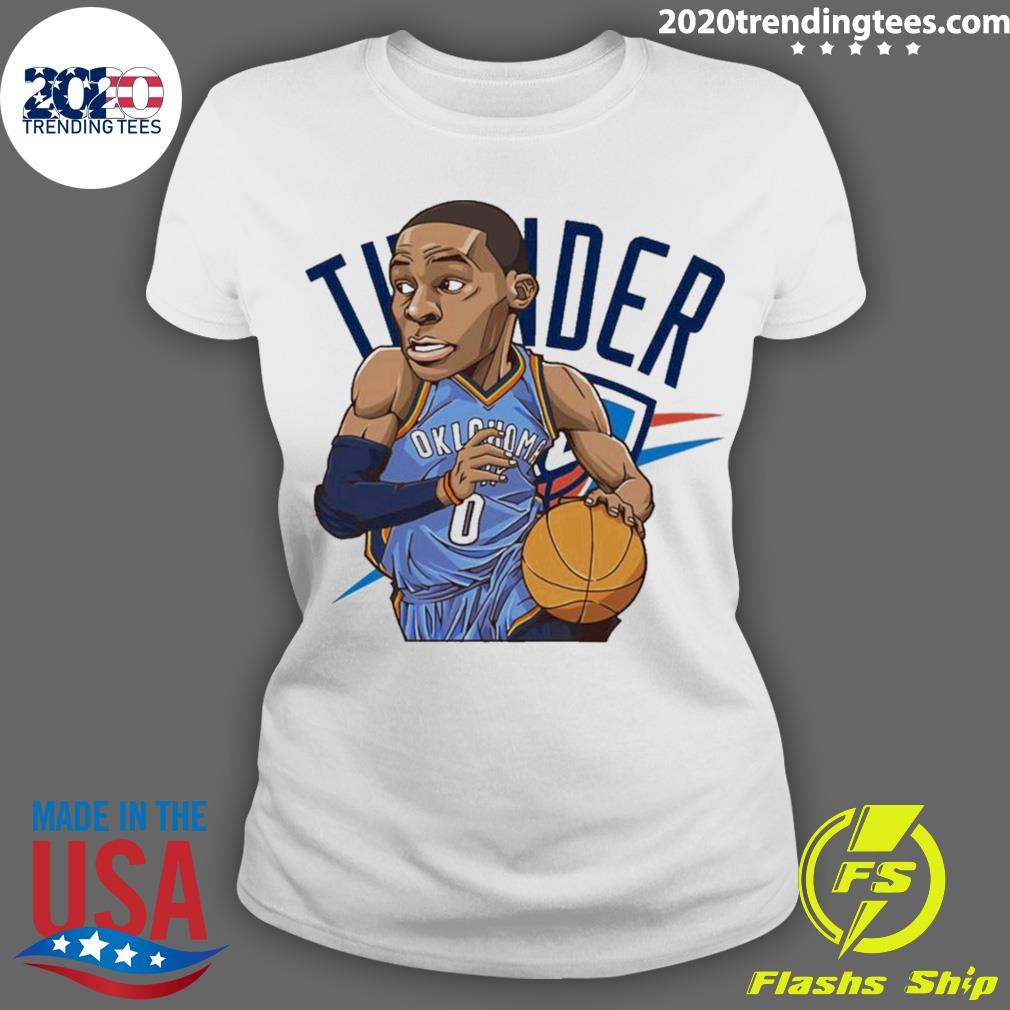 Official chibi Russell Westbrook 0 - Adult & Kids T-Shirts, Sweatshirts & Hoodies apparel design preview 3