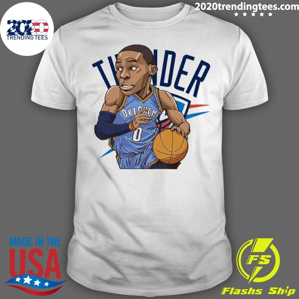 Official chibi Russell Westbrook 0 - Adult & Kids T-Shirts, Sweatshirts & Hoodies apparel design preview 1