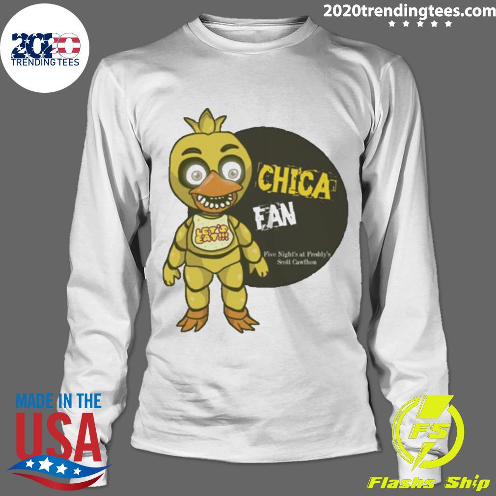 Official chica Five Nights At Freddy's Character - Adult & Kids T-Shirts, Sweatshirts & Hoodies apparel design preview 4