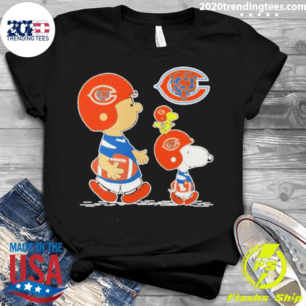 Official chicago Bears Snoopy - Adult & Kids T-Shirts, Sweatshirts & Hoodies apparel design preview 3