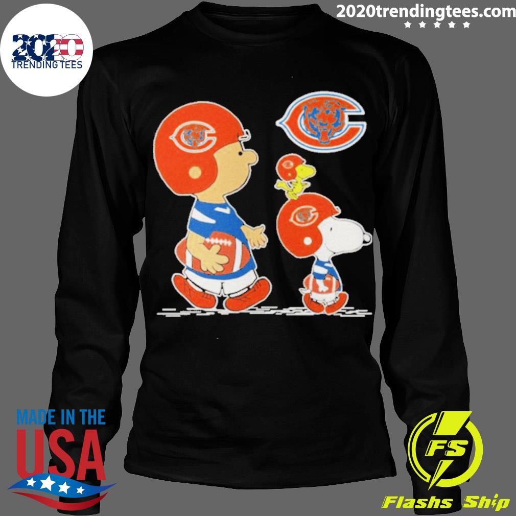 Official chicago Bears Snoopy - Adult & Kids T-Shirts, Sweatshirts & Hoodies apparel design preview 4