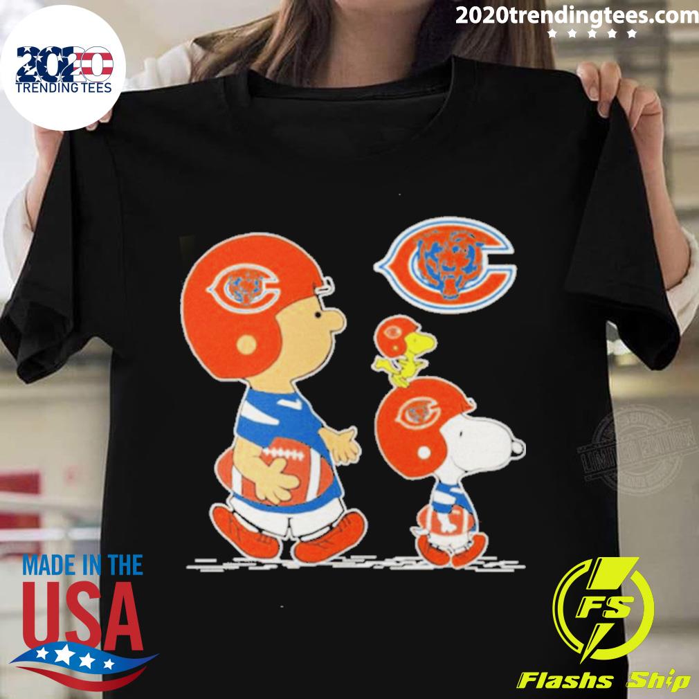 Official chicago Bears Snoopy - Adult & Kids T-Shirts, Sweatshirts & Hoodies apparel design preview 1