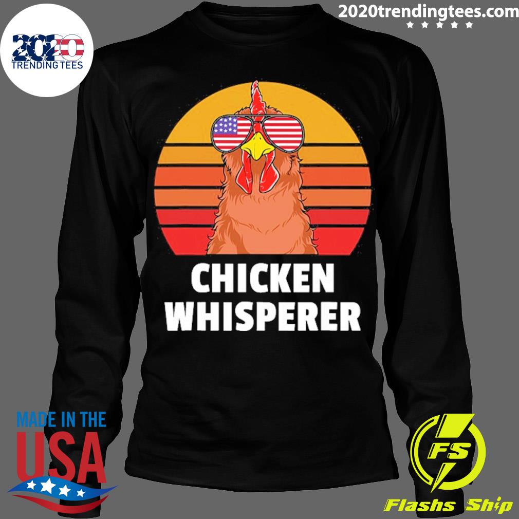 Official chicken Whisperer Backyard Farmer Vintage - Adult & Kids T-Shirts, Sweatshirts & Hoodies apparel design preview 4