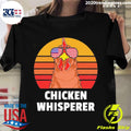 Official chicken Whisperer Backyard Farmer Vintage - Adult & Kids T-Shirts, Sweatshirts & Hoodies apparel design preview 1