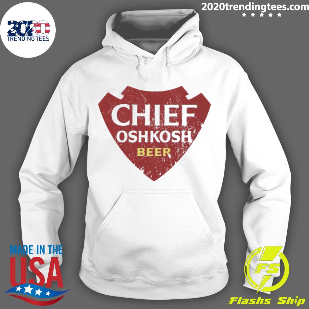 Official chief Oshkosh Beer - Adult & Kids T-Shirts, Sweatshirts & Hoodies apparel design preview 2