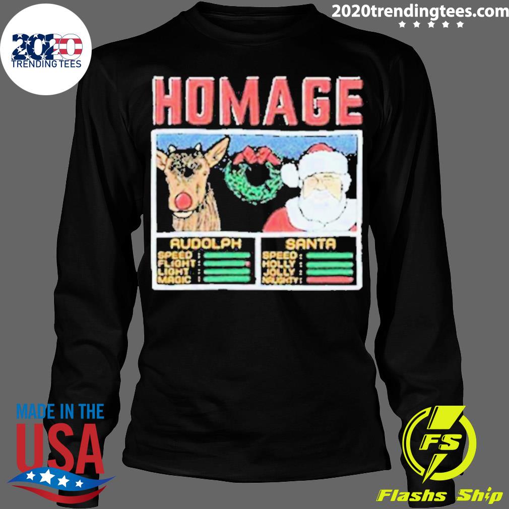 Official christmas Jam Rudolph And Santa 2022 - Adult & Kids T-Shirts, Sweatshirts & Hoodies apparel design preview 4