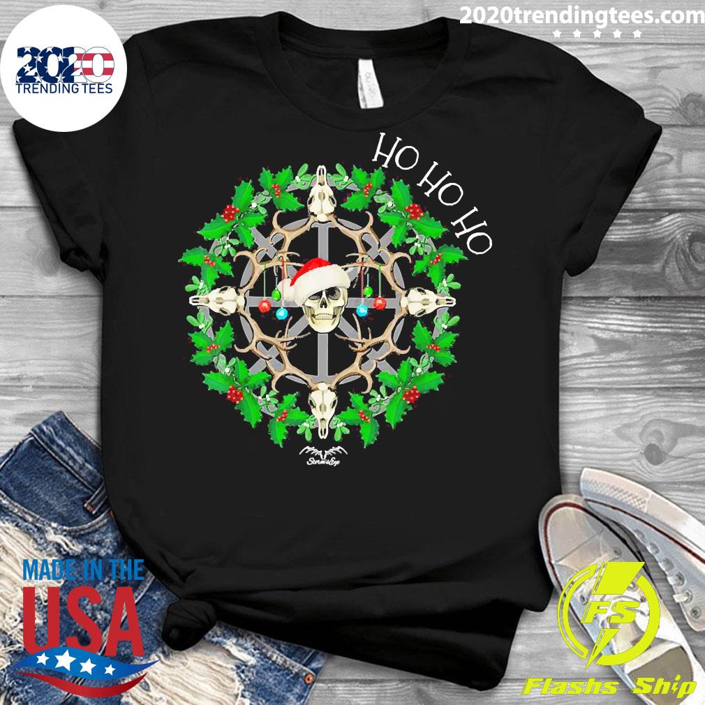 Official Christmas Skulls - Adult & Kids T-Shirts, Sweatshirts & Hoodies apparel design preview 3