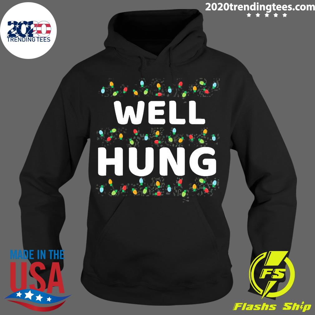 Official christmas Well Hung Xmas Lights - Adult & Kids T-Shirts, Sweatshirts & Hoodies apparel design preview 2