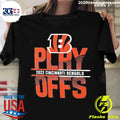 Official cincinnati Bengals Nike 2022 Nfl Playoffs - Adult & Kids T-Shirts, Sweatshirts & Hoodies apparel design preview 1