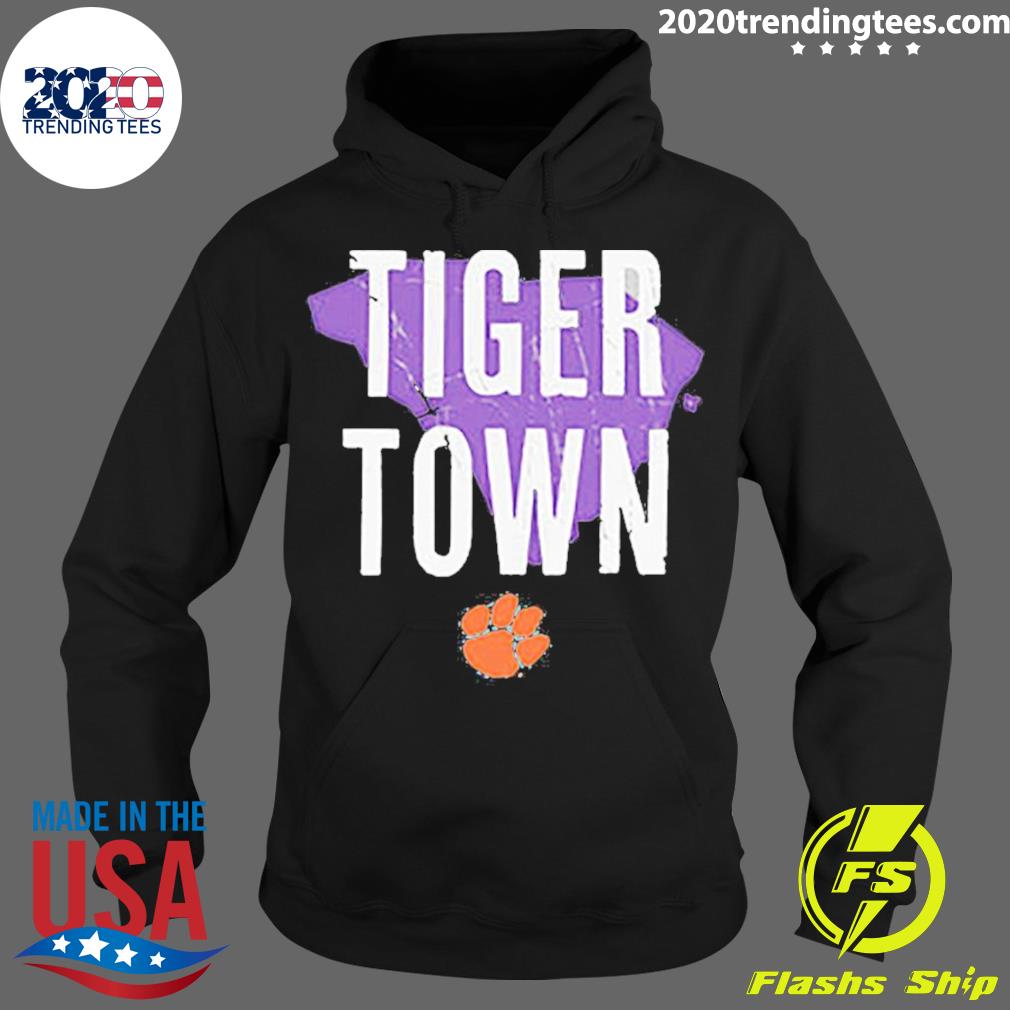 Official clemson Tigers Hometown Tiger Town - Adult & Kids T-Shirts, Sweatshirts & Hoodies apparel design preview 2