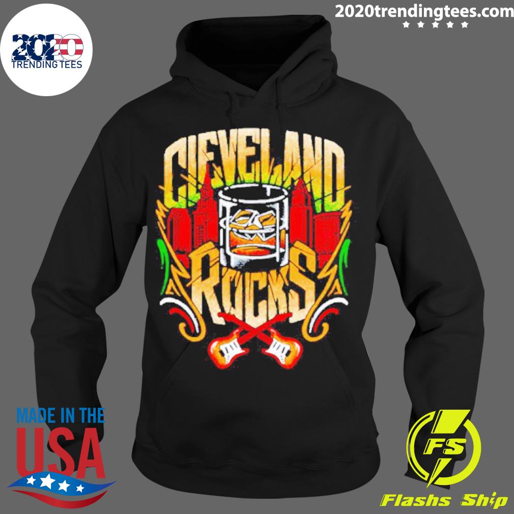 Official cleveland Rocks Whiskey 2022 - Adult & Kids T-Shirts, Sweatshirts & Hoodies apparel design preview 2