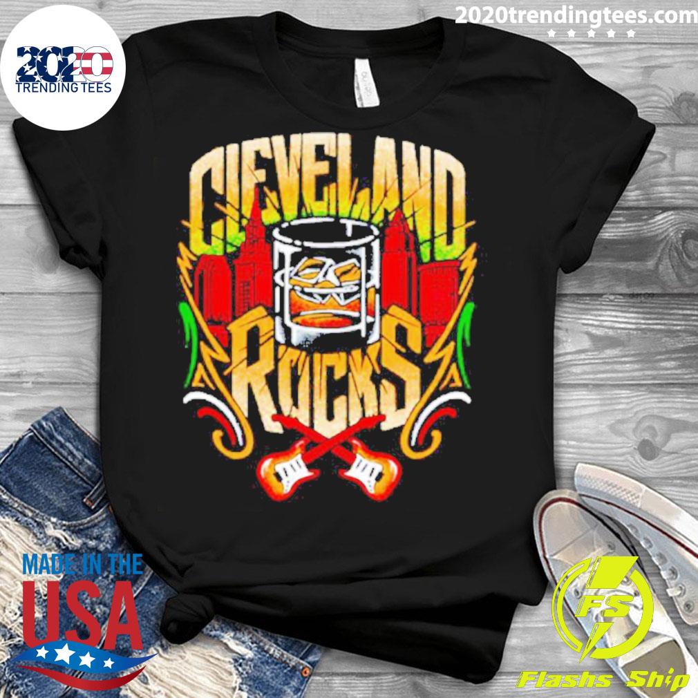 Official cleveland Rocks Whiskey 2022 - Adult & Kids T-Shirts, Sweatshirts & Hoodies apparel design preview 3