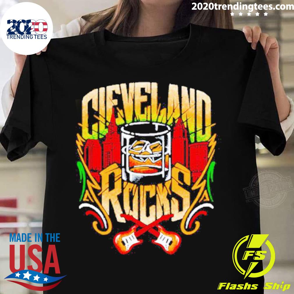 Official cleveland Rocks Whiskey 2022 - Adult & Kids T-Shirts, Sweatshirts & Hoodies apparel design preview 1