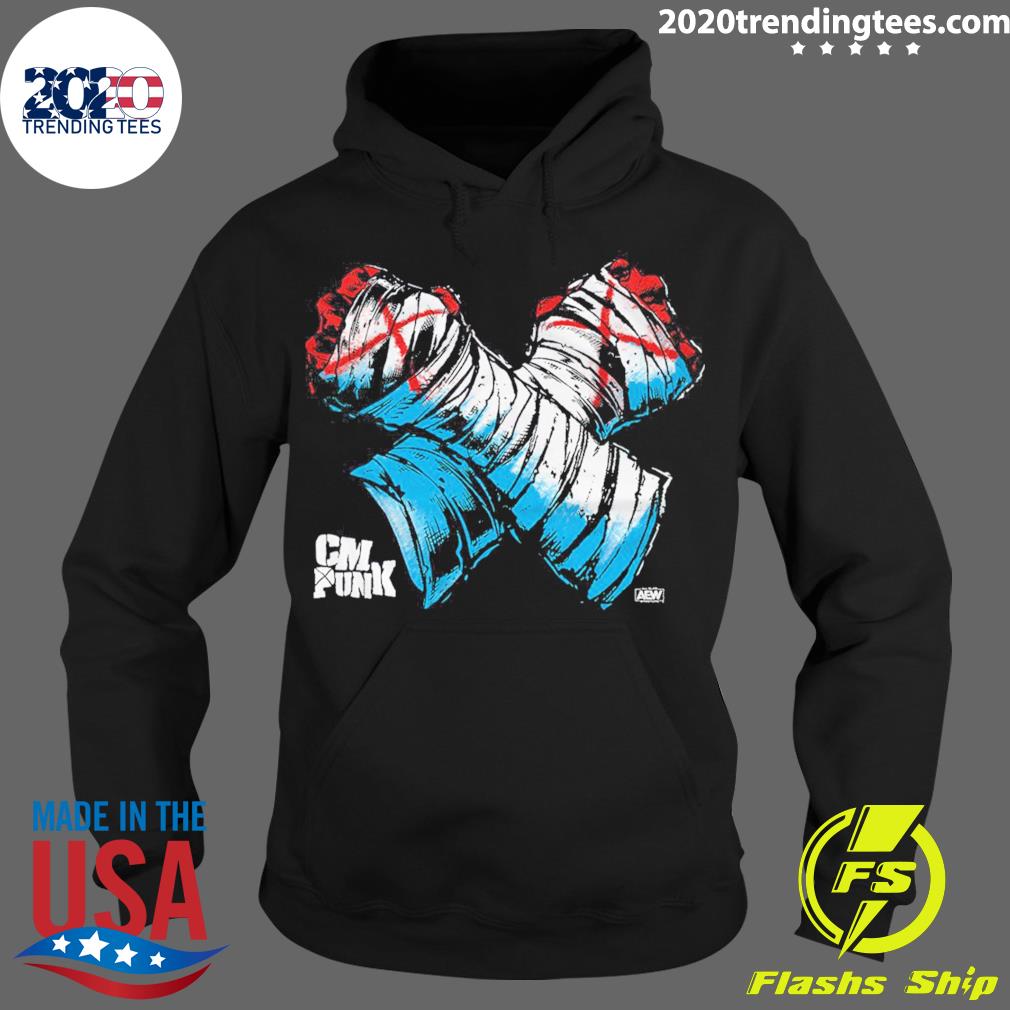 Official cM Punk Anthem AEW Dynamite - Adult & Kids T-Shirts, Sweatshirts & Hoodies apparel design preview 2