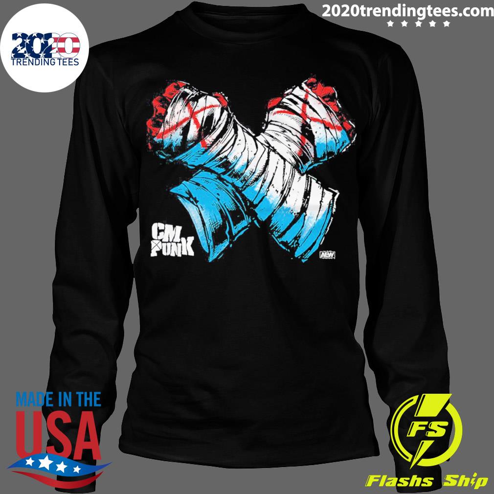 Official cM Punk Anthem AEW Dynamite - Adult & Kids T-Shirts, Sweatshirts & Hoodies apparel design preview 4