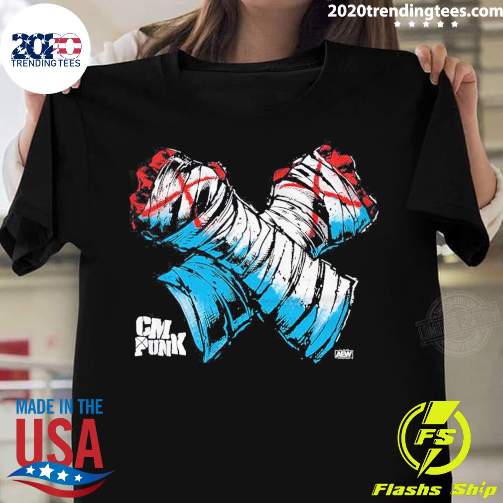Official cM Punk Anthem AEW Dynamite - Adult & Kids T-Shirts, Sweatshirts & Hoodies apparel design preview 1