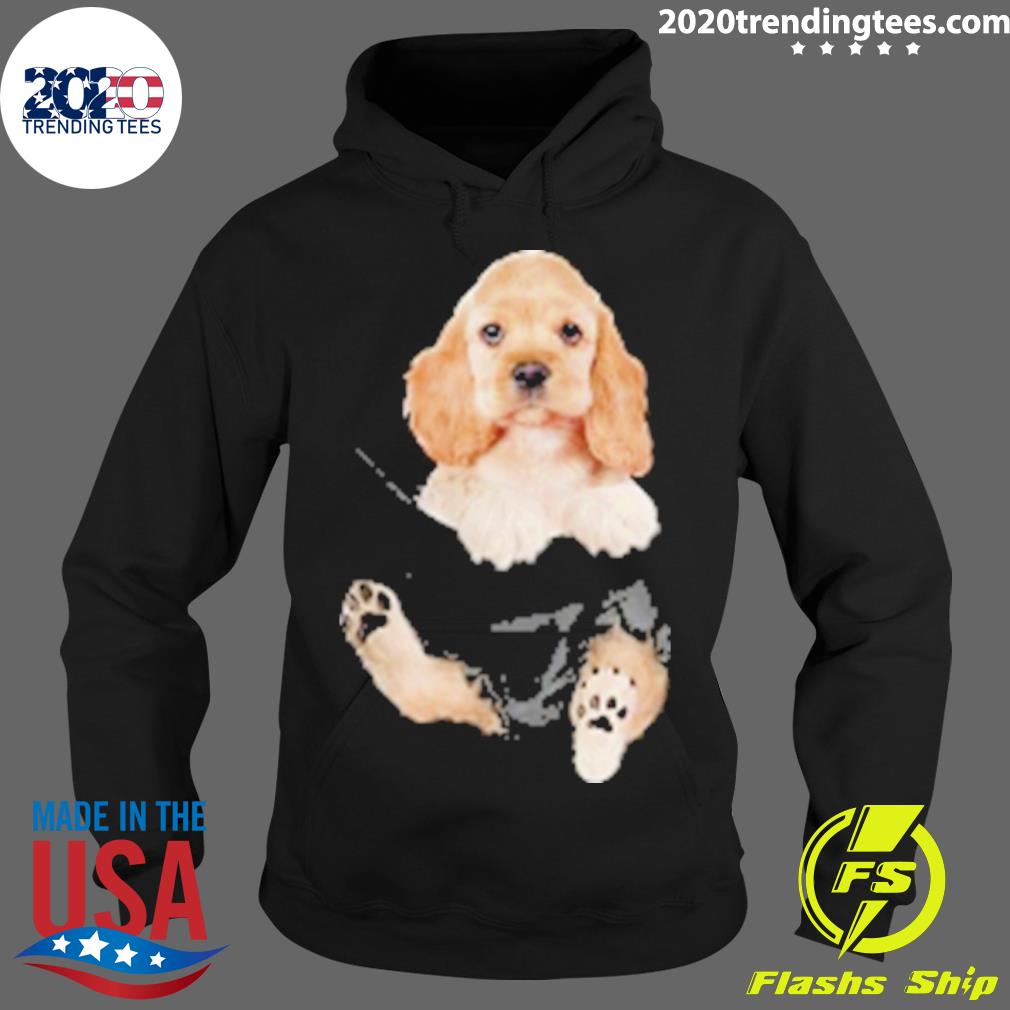 Official cocker Spaniel In Pocket - Adult & Kids T-Shirts, Sweatshirts & Hoodies apparel design preview 2