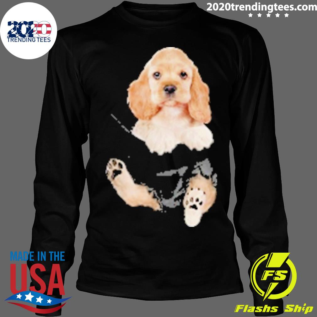Official cocker Spaniel In Pocket - Adult & Kids T-Shirts, Sweatshirts & Hoodies apparel design preview 4