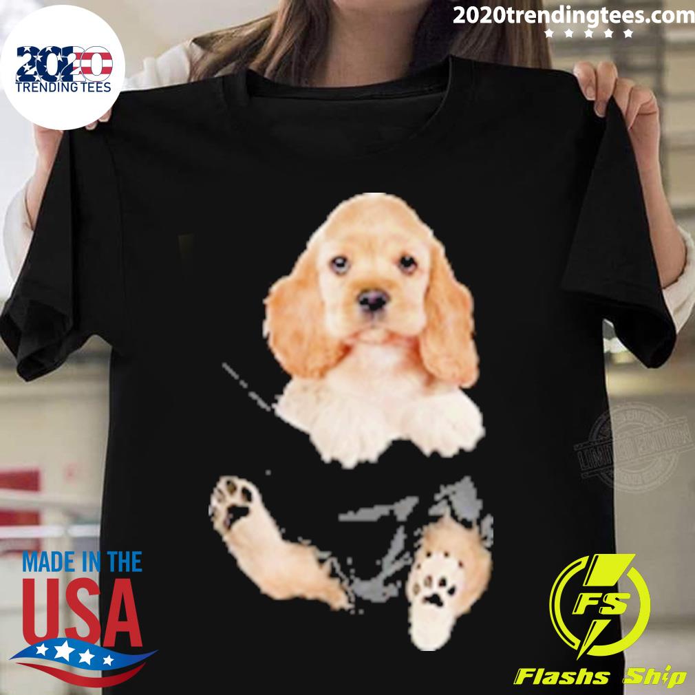 Official cocker Spaniel In Pocket - Adult & Kids T-Shirts, Sweatshirts & Hoodies apparel design preview 1