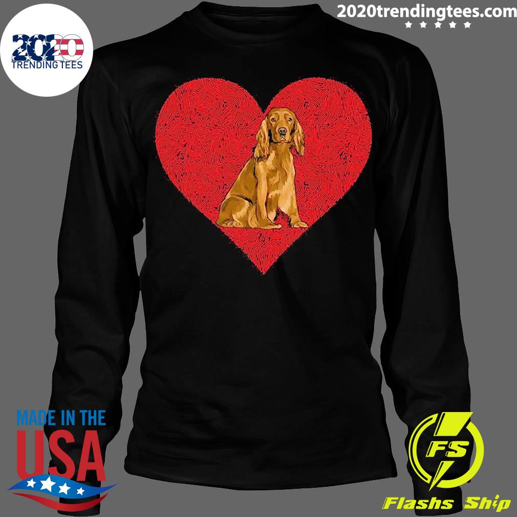 Official cocker Spaniel Valentines Day Dog Love - Adult & Kids T-Shirts, Sweatshirts & Hoodies apparel design preview 4