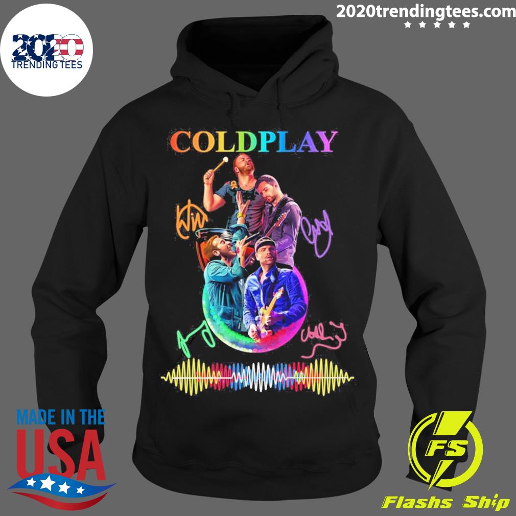 Official coldplay Wave Rock Music - Adult & Kids T-Shirts, Sweatshirts & Hoodies apparel design preview 2