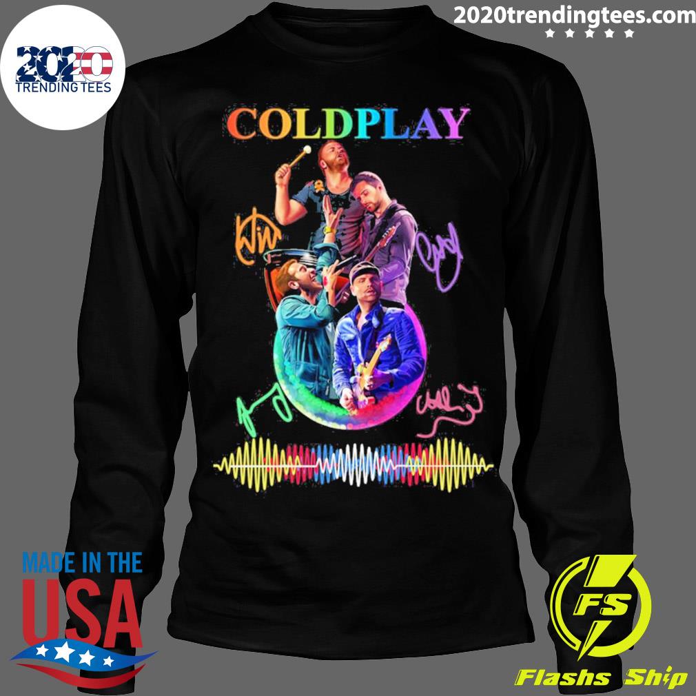 Official coldplay Wave Rock Music - Adult & Kids T-Shirts, Sweatshirts & Hoodies apparel design preview 4