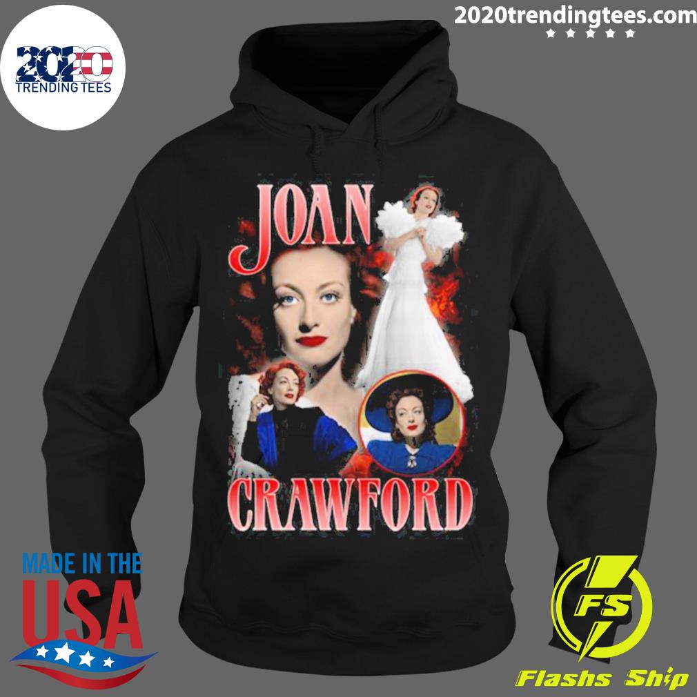 Official collage Design Joan Crawford Actress - Adult & Kids T-Shirts, Sweatshirts & Hoodies apparel design preview 2