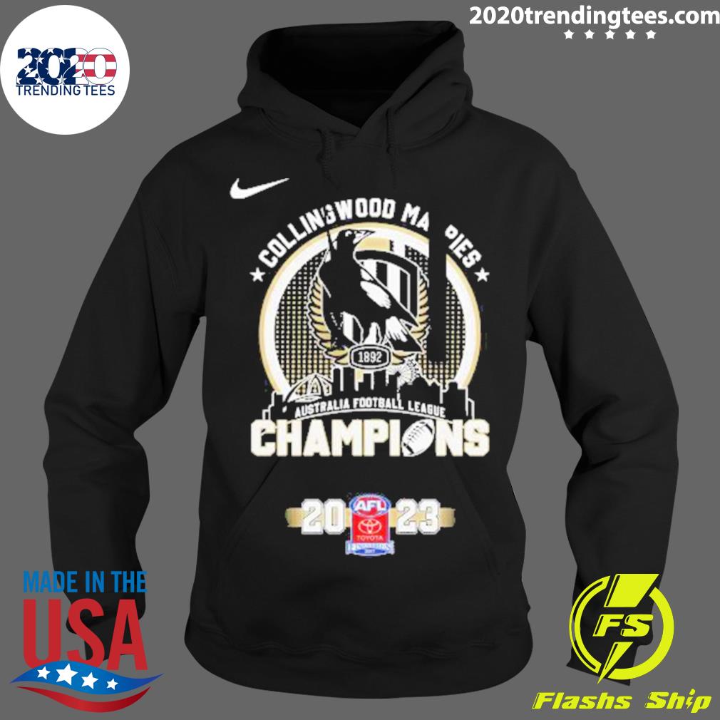 Official collingwood Magpies Nike Australia Football - Adult & Kids T-Shirts, Sweatshirts & Hoodies apparel design preview 2