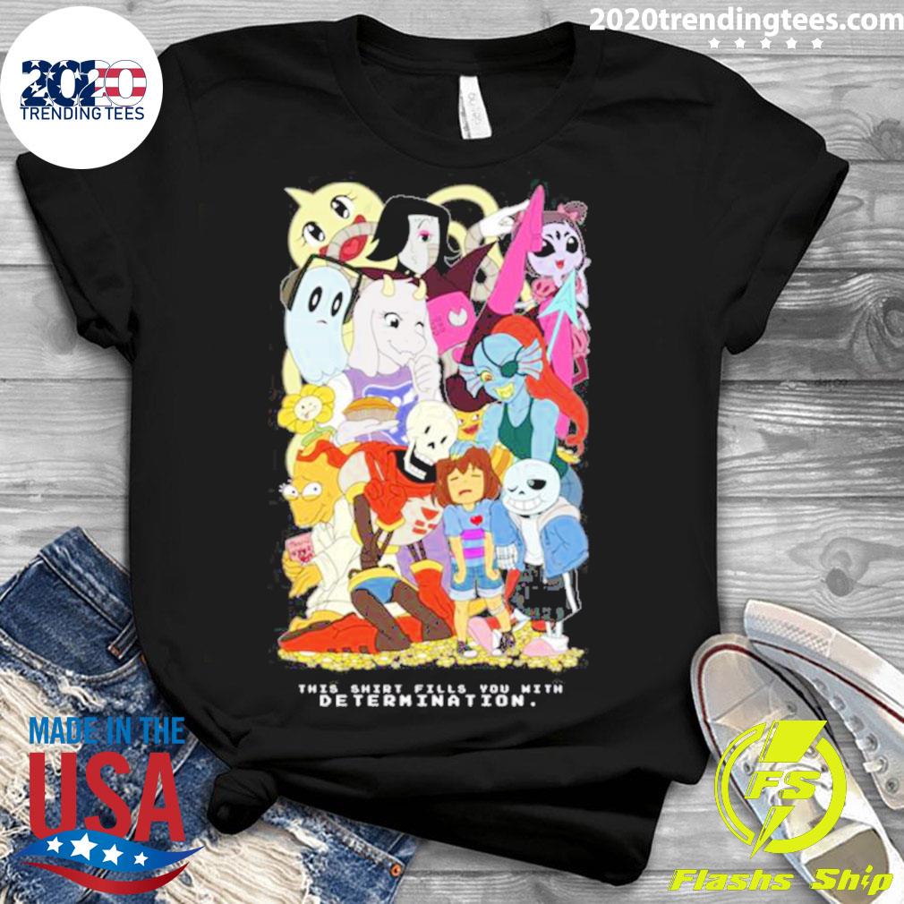 Official colored Graphic Undertale - Adult & Kids T-Shirts, Sweatshirts & Hoodies apparel design preview 3