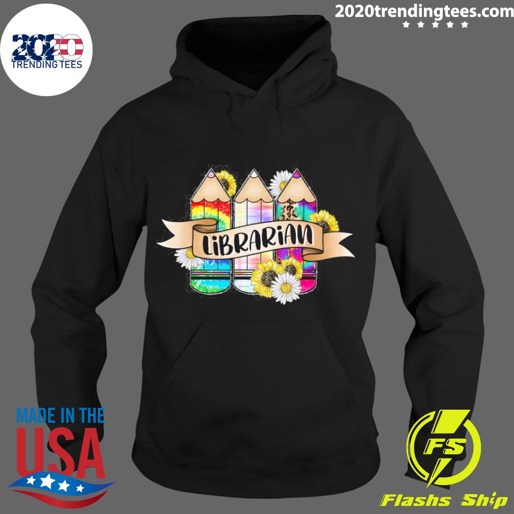 Official colorful Pencils Teacher Librarian - Adult & Kids T-Shirts, Sweatshirts & Hoodies apparel design preview 2