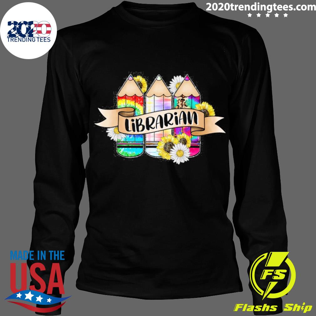 Official colorful Pencils Teacher Librarian - Adult & Kids T-Shirts, Sweatshirts & Hoodies apparel design preview 4