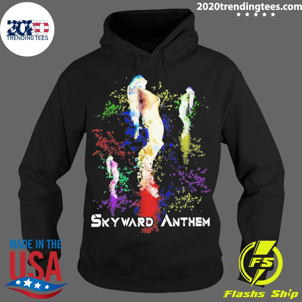 Official colorful Skyward Anthem Game Splatter Design - Adult & Kids T-Shirts, Sweatshirts & Hoodies apparel design preview 2