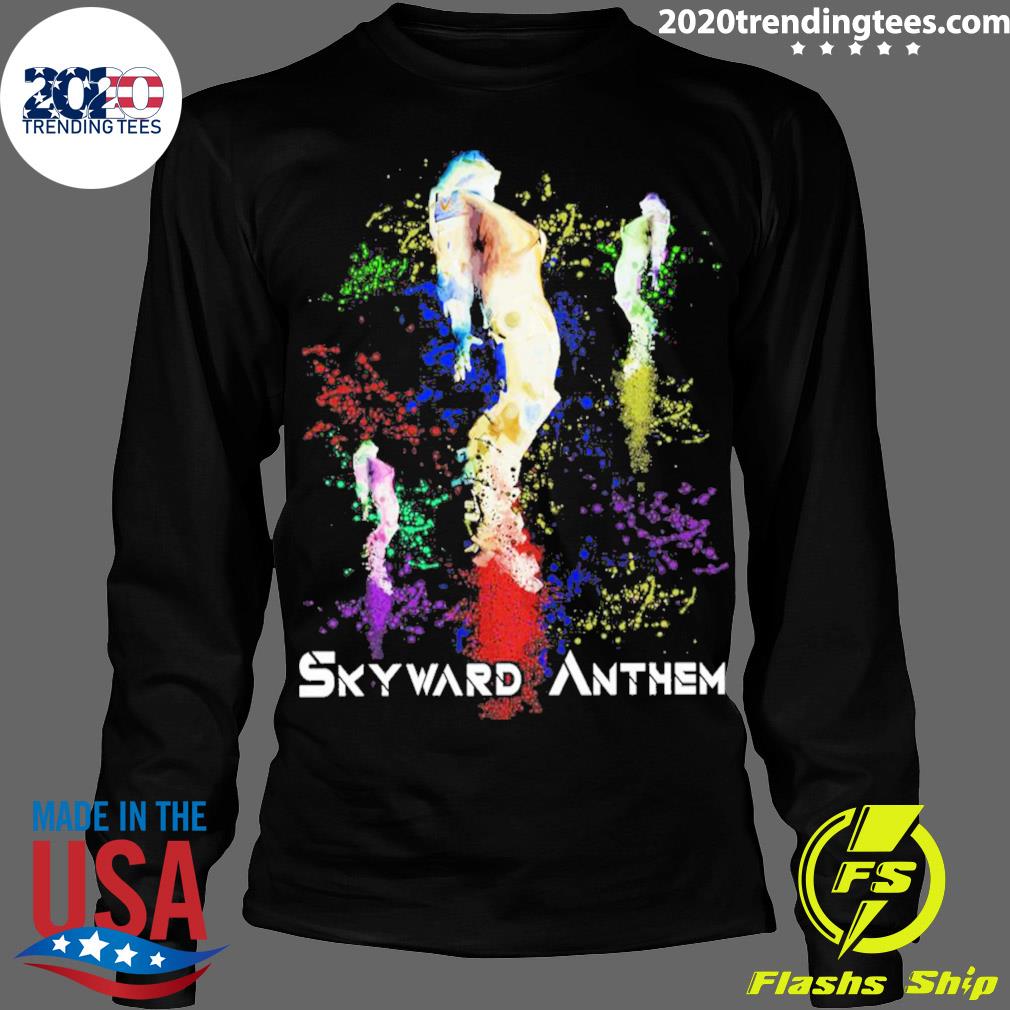 Official colorful Skyward Anthem Game Splatter Design - Adult & Kids T-Shirts, Sweatshirts & Hoodies apparel design preview 4