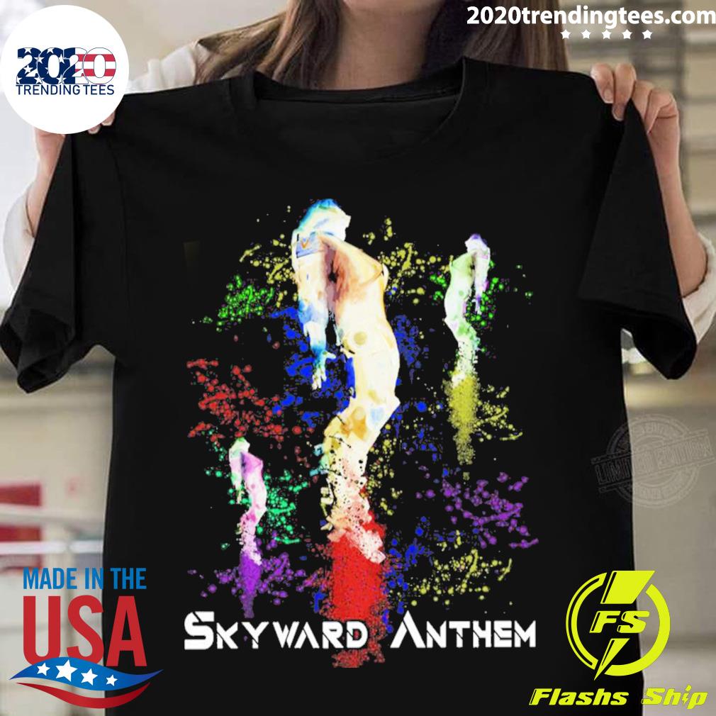 Official colorful Skyward Anthem Game Splatter Design - Adult & Kids T-Shirts, Sweatshirts & Hoodies apparel design preview 1