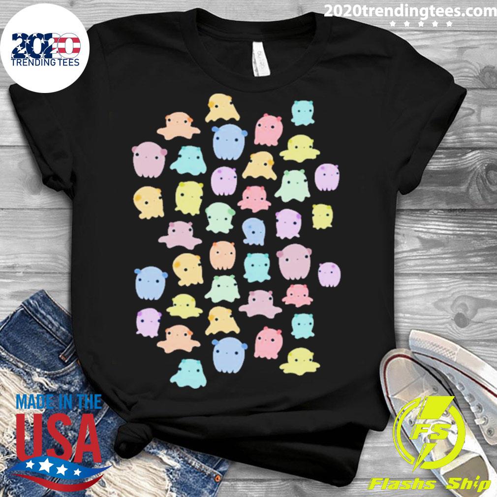 Official colourful Dumbo Octopus Pattern - Adult & Kids T-Shirts, Sweatshirts & Hoodies apparel design preview 3