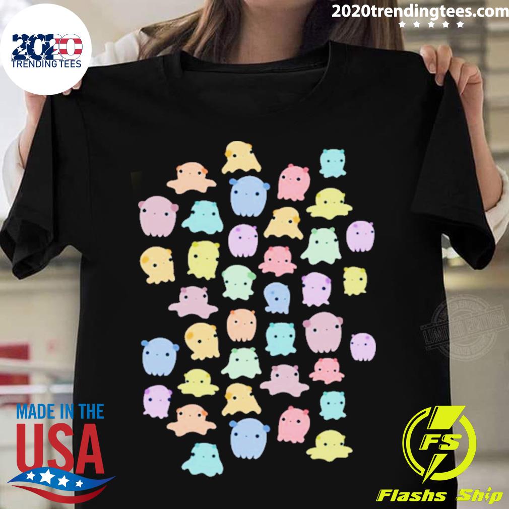 Official colourful Dumbo Octopus Pattern - Adult & Kids T-Shirts, Sweatshirts & Hoodies apparel design preview 1