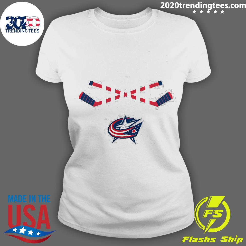 Official columbus Blue Jackets Hockey Dad - Adult & Kids T-Shirts, Sweatshirts & Hoodies apparel design preview 3