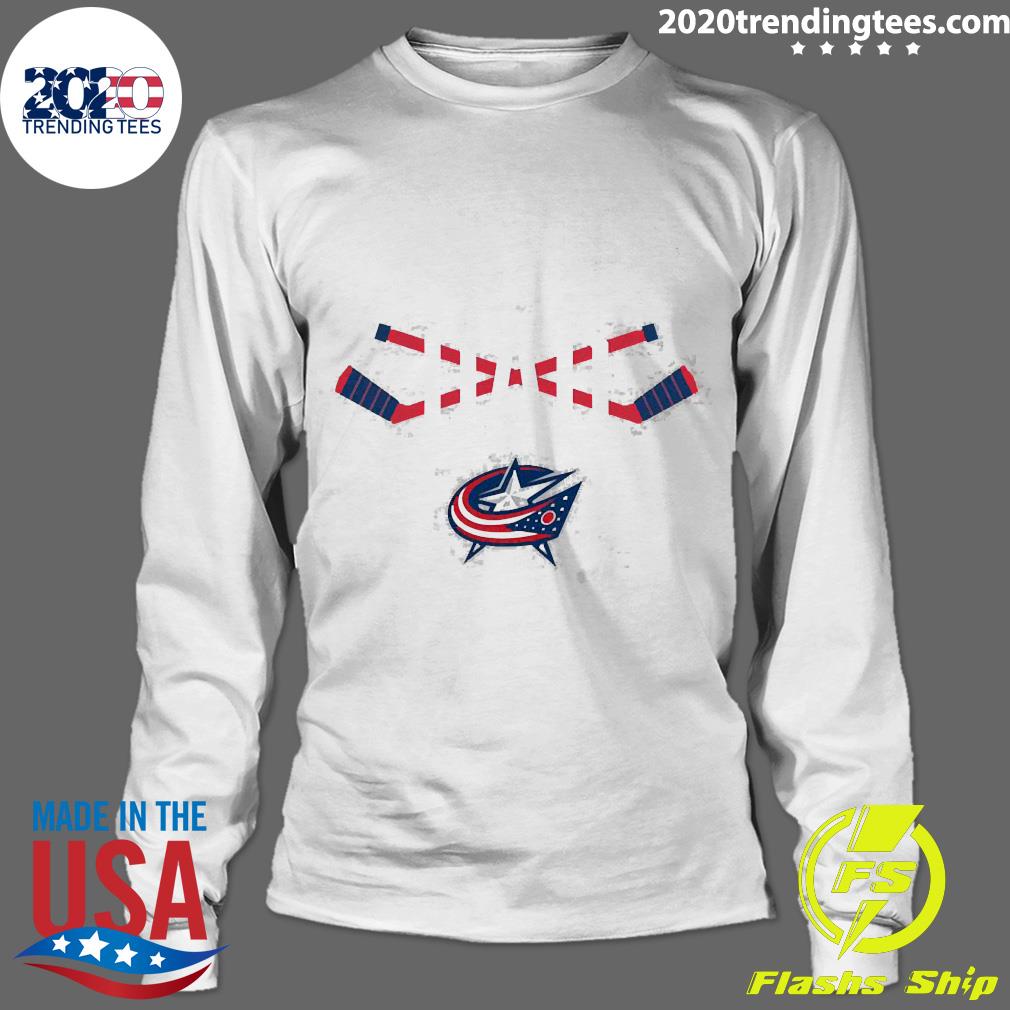 Official columbus Blue Jackets Hockey Dad - Adult & Kids T-Shirts, Sweatshirts & Hoodies apparel design preview 4