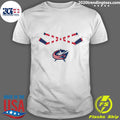 Official columbus Blue Jackets Hockey Dad - Adult & Kids T-Shirts, Sweatshirts & Hoodies apparel design preview 1