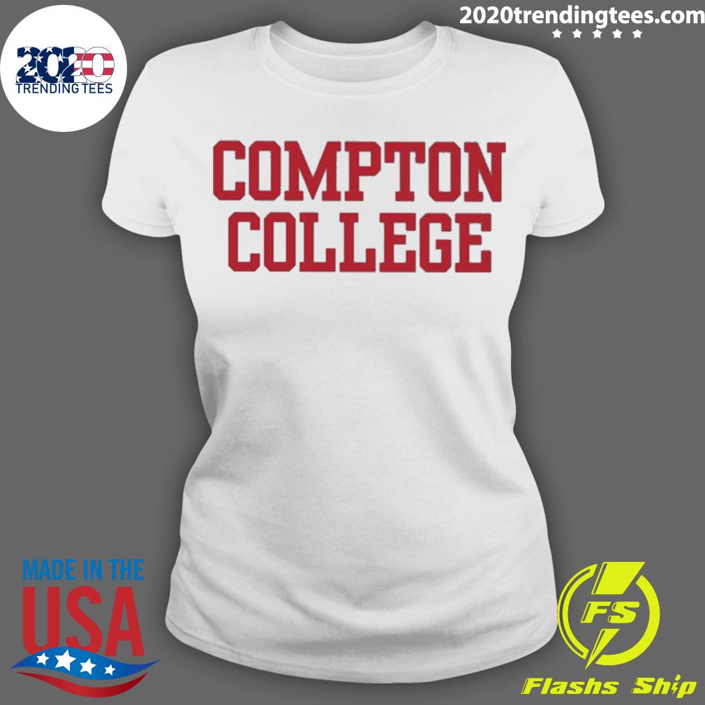 Official compton College - Adult & Kids T-Shirts, Sweatshirts & Hoodies apparel design preview 3