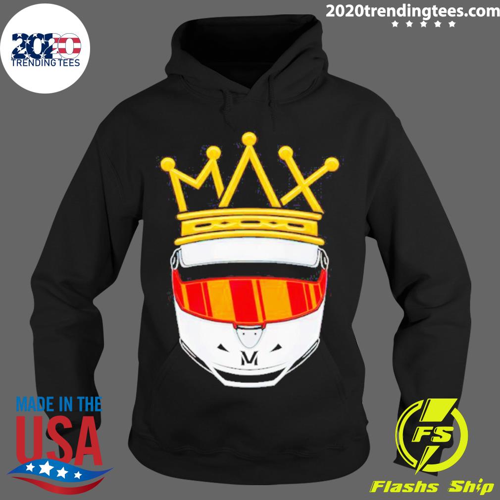 Official congrats Max Helmet King Racing - Adult & Kids T-Shirts, Sweatshirts & Hoodies apparel design preview 2