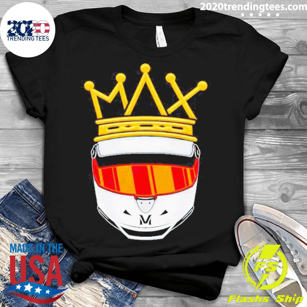 Official congrats Max Helmet King Racing - Adult & Kids T-Shirts, Sweatshirts & Hoodies apparel design preview 3