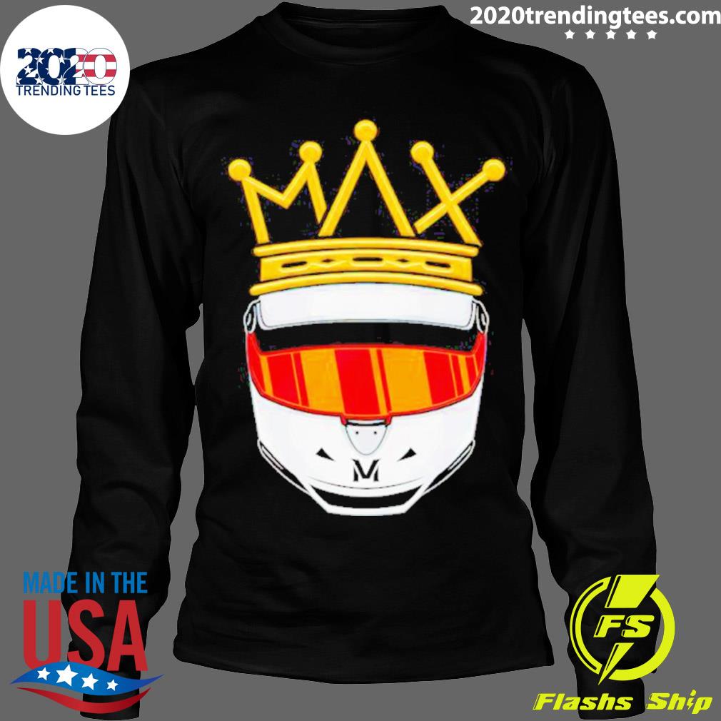 Official congrats Max Helmet King Racing - Adult & Kids T-Shirts, Sweatshirts & Hoodies apparel design preview 4
