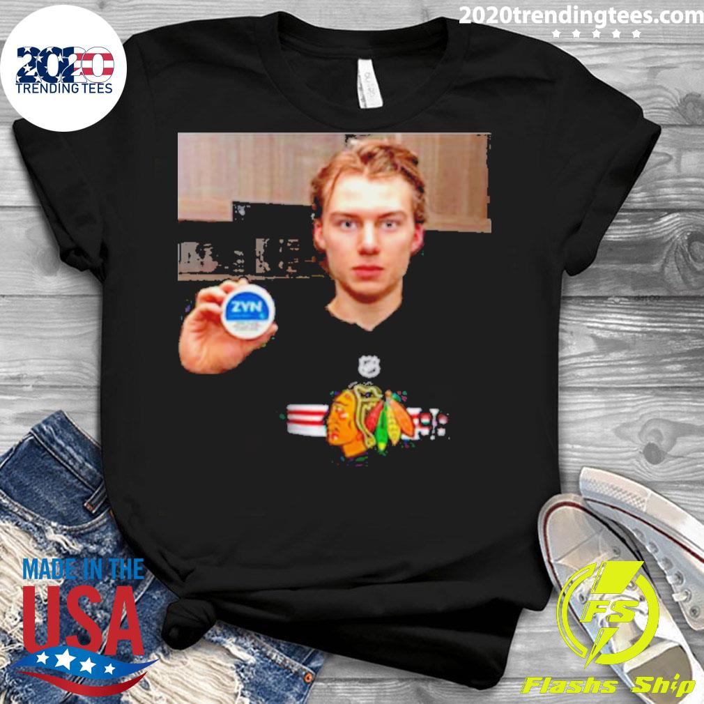 Official connor Bedard Holding Zyns - Adult & Kids T-Shirts, Sweatshirts & Hoodies apparel design preview 3