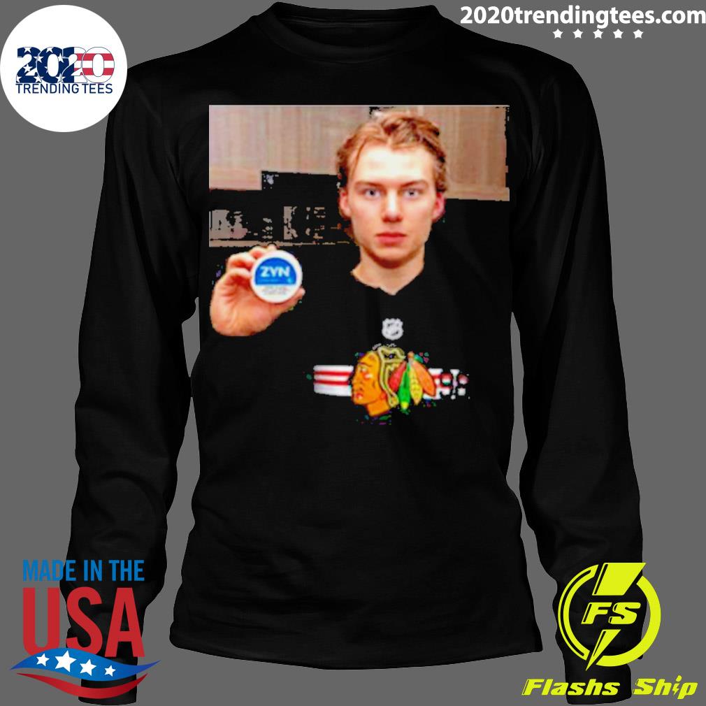 Official connor Bedard Holding Zyns - Adult & Kids T-Shirts, Sweatshirts & Hoodies apparel design preview 4